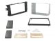 Connects2 CT23TY24 Metal Grey Double DIN Facia Plate for Toyota Auris