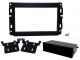 Connects2 CT24DG01 Dodge Ram 2013> Black Single & Double DIN Fascia