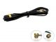 Connects2 CT27AA103 SMA Male to SMA Female DAB Aerial Cable Extension Lead 3 Meters