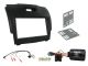 Connects2 CTKIZ02 Isuzu D-Max 2012> Black Double DIN Fascia Fitting Kit 