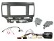 Connects2 CTKMT04 Mitsubishi Lancer 2008> 2010 Amplified Black Double DIN Radio Installation Kit