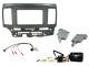 Connects2 CTKMT05 Mitsubishi Lancer 2008> 2010 Non Amplified Black Double DIN Radio Installation Kit