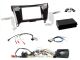 Connects2 CTKNS05 Nissan Qashqai X-Trail 2014> Black Double DIN Installation Kit 