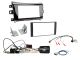 Connects2 CTKNS10 Nissan Navara Visia Model 2015> Gloss Black Double DIN Installation Kit 