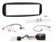 Connects2 CTKRT15 Renault Clio 2013> 2017 Black Single DIN Facia Installation Kit