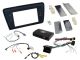 Connects2 CTKSK05 Skoda Octavia 2014> Green Illumination Black Double DIN Radio Installation Kit