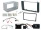 Connects2 CTKVW03 Volkswagen Touareg 2003> 2010 Black Double DIN Radio Installation Kit