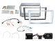 Connects2 CTKVX10 Vauxhall Astra Corsa Zafira 2004> Matt Chrome Double DIN Radio Installation Kit